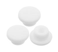 Didiseaon Tapones de Drenaje de Caucho para Congelador 1,8 Cm, 3 Unidades, Tapón Redondo para Orificio de Desagüe, Accesorio Práctico para Neveras y Refrigeradores Domésticos y Comerciales