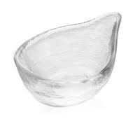 Didiseaon Tazón de Salón de Belleza y Cuenco para Mascarillas Faciales Pequeño de Vidrio Transparente, Portátil y Fácil de Verter, Adecuado para Uso Doméstico y Mezcla de Aceites Esenciales