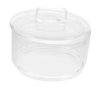 Didiseaon Tazón de Transparente con Tapa para Ensaladas y Postres Cuencos de Almacenamiento Decorativos para Hogar