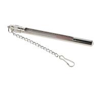 Didiseaon Termómetro de Agua Flotante y Medidor de Temperatura Manual 0-60°C de Metal Plateado para Pesca en Lagos y Estanques al Aire Libre