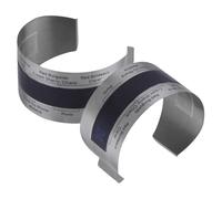 Didiseaon Termómetro Digital para Botella de Vino de Acero Inoxidable, Pulsera Flexible Reutilizable Pantalla Lcd, Indicador de Temperatura Preciso para Uso Doméstico y Cocina, 2 Piezas