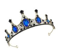 Didiseaon tiara mujer accesorios para el cabello de novia tiaras de cristal tiara barroca boda Venda Cabello recogido Diamante de cristal Perder sombrerería acrílico