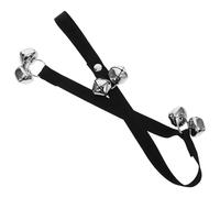 Didiseaon Timbre Colgante para Perro Comunicación Efectiva y Fácil | Nylon Negro, Uso Versátil para Entrenamiento y Salida Exterior, Ayuda a Prevenir Pérdidas