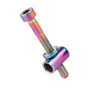 Didiseaon Tornillo de Tija de Sillín de Bicicleta M5 Perno de Reparación de Bicicletas Aleación de Titanio Ligero y Resistente al Desgaste para Tubo de Asiento