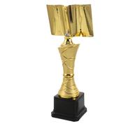 Didiseaon Trofeo de Plástico Dorado en Forma de Estrella para Estudiantes de Lectura Ligero y Fácil de Limpiar para Concursos Escolares y Aulas