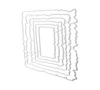 Didiseaon Troquel de Corte de Acero al Carbono Set de 1 Pieza Forma Rectangular para Manualidades Adecuado para Álbumes y de