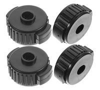 Didiseaon Tuercas Negras para Platillos de Batería Hi-hat, 4 Piezas de Instalación y Extracción Rápida, Piezas de Repuesto Duraderas para Fijación y Montaje de Platillos de Percusión