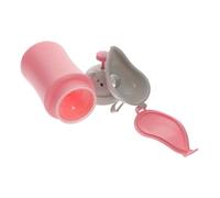 Didiseaon Urinario Portátil para Niños y Niñas, Orinal de Coche Rosa Claro, Tamaño Pequeño, sin Fugas, Botella Urinaria de Emergencia para Bebés y Viajes, 1 Unidad