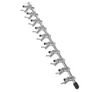 Didiseaon Válvula Metal Aire Acuario Distribuidor Flujo Divisor Tubo Conector Bomba Aire Control Tanque Peces Resistente Inoxidable