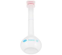 Didiseaon Vaso Medidor para Laboratorio de 50 Ml de Plástico Blanco Diseño de Precisión y Fácil para Uso en Campo y Laboratorio Científico