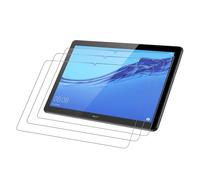Didisky 3-Unidades Cristal Templado Protector de Pantalla para Huawei MediaPad T5 10.1, Antihuellas, Sin Burbujas, Fácil de Limpiar, 9H Dureza,Transparente