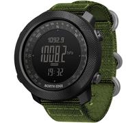 DIDITIME Relojes tácticos para hombres, relojes militares para hombres, resistente al agua 164 pies, reloj de fitness, reloj digital para hombre con brújula, metrónomo, podómetro, reloj de nailon