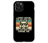 Didn'T Choose Cat Dad Life Chose Me Chose Me Funny Fur Papa Daddy Men Carcasa para iPhone 11 Pro