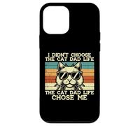 Didn'T Choose Cat Dad Life Chose Me Chose Me Funny Fur Papa Daddy Men Carcasa para iPhone 12 Mini