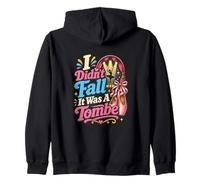 Didn'T Fall It Was a Tombe Funny Ballet Pointe Shoes Dance Sudadera con Capucha