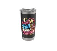 Didn't Fall It Was a Tombe Funny Ballet Pointe Shoes Dance Vaso térmico de acero inoxidable de doble pared