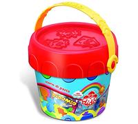 DIDO' 397800 - Cubo Grande Didomio Storie di Pasta, Multicolor, 12 Salchichas, moldes y Herramientas para modelar