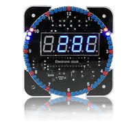 DIDODI Kit de reloj electrónico de bricolaje para práctica de soldadura, kit de temporizador digital con pantalla digital, aprende soldadura y electrónica para principiantes, aficionados y estudiantes