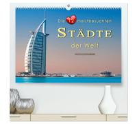 Die 12 meistbesuchten Städte der Welt (hochwertiger Premium Wandkalender 2026 DIN A2 quer), Kunstdruck in Hochglanz: Jeden Monat eine der ... Januar (1. Platz) bis Dezember (12. Platz).