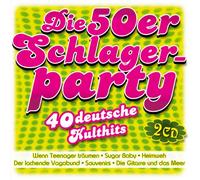 Die 50er Schlagerparty; 40 Deutsche Kulthits; Freddy Quinn; Bill Ramsey; Peter Kraus; Peter Alexander; Conny Froboess; Jimmy Makulis; Gerhard Wendland; Dalida; Bruce Low; Hans Blum; Nielson Brothers; Lolita; Fred Bertelmann; Catarina Valente