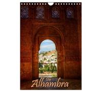 Die Alhambra (Wandkalender 2026 DIN A4 hoch), CALVENDO Monatskalender: Die Alhambra - Der faszinierende Sultanpalast in Granada