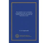 Die ansichten von 25 russischen rechtsgelehrten über die rechtliche stellung Finlands im bestande des Russischen reichs