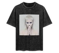 Die Antwoord Yolandi Visser Naked Rap Rave Hip Hop Men's T-Shirt Graphic Shirts Unisex Black tee L