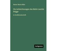 Die Aufzeichnungen des Malte Laurids Brigge: in Großdruckschrift