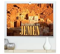 Die Baukunst des Jemen (hochwertiger Premium Wandkalender 2026 DIN A2 quer), Kunstdruck in Hochglanz: Faszinierende Architektur aus Lehm und Stein