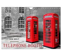 Die bekannteste Telefonzelle der Welt - Telephone Booth (Wandkalender 2026 DIN A4 quer), CALVENDO Monatskalender: Telephone Box und Telephone Booth ... im Vereinigten Königreich Großbritannien.