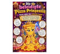 Die beleidigte Pizza-Prinzessin - Heute regiert die schlechte Laune!: Lustiges Malbuch für Kinder & Senioren mit 85 verrückten Pizza-Prinzessinnen, ... ADHS, Autismus & innerer Unruhe | 173 Seiten