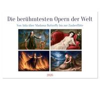 Die berühmtesten Opern der Welt (Tischkalender 2026 DIN A5 quer), CALVENDO Monatskalender: Eine Hommage an die Faszination der Oper