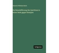 Die Beweisführung des Aeschines in seiner Rede gegen Ktesipho