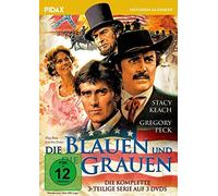 Die Blauen und die Grauen (The Blue and the Gray) / Der komplette Dreiteiler mit Gregory Peck und Stacey Keach (Pidax Historien-Klassiker) [3 DVDs]