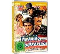 Die Blauen und die Grauen (The Blue and the Gray) / Der komplette Dreiteiler mit Gregory Peck und Stacey Keach (Pidax Historien-Klassiker) [3 DVDs]