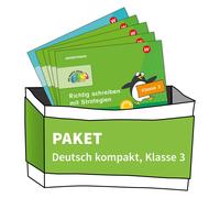 DIE BUNTE REIHE - Deutsch: Paket: Deutsch kompakt Klasse 3 (5 Heft (Tapa blanda)
