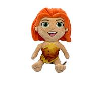 Die CROODS 2, Figura de peluche 24 a 30 cm, película de cine 2021, original de peluche, figura de peluche Eep Crood Creepo Monkey Belt y Sash Faultier Chunky Tiger, juguete de peluche (Eep)