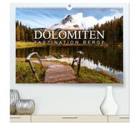 Die Dolomiten - Faszination Berge (hochwertiger Premium Wandkalender 2026 DIN A2 quer), Kunstdruck in Hochglanz: Die Schönheit der Dolomiten.