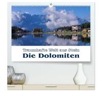Die Dolomiten - Traumhafte Welt aus Stein (hochwertiger Premium Wandkalender 2026 DIN A2 quer), Kunstdruck in Hochglanz: Von den Drei Zinnen bis zur Brenta-Gruppe