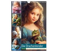 Die Drachenkinder. Eine magische Reise ins Reich der Fantasie (Wandkalender 2026 DIN A4 hoch), CALVENDO Monatskalender: Niedliche Burgfräulein und ihre liebenswerten Drachenbegleiter