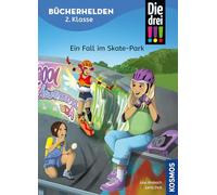 Die drei !!!, Bücherhelden 2. Klasse, Ein Fall im Skate-Park: Gut lesen können - Erstlesebuch ab 7 Jahren mit Leserätseln zum Mitknobeln, spannende Detektivgeschichten mit Kim, Franzi und Marie