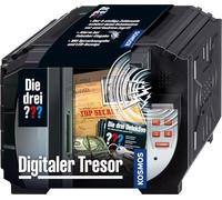 Die drei Caja Fuerte Digital de Kosmos, Protege Tus Secretos con un código y Alarma de Voz, Juego de Juguetes de Detective para niños a Partir de 8 años, Mini Caja Fuerte