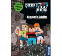 Die drei ??? Kids, Gefangen in CubeMax: Ein spannender Comicroman für alle Fans von Minecraft & Co. ab 8 Jahren - leicht lesbar durch reduzierte Textmenge und viele bunte Comicseiten.
