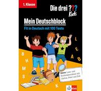 Die drei ??? Kids: Mein Deutschblock 1. Klasse: Fit in Deutsch mit 100 Tests