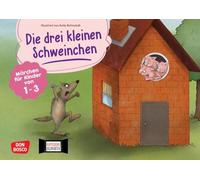 Die drei kleinen Schweinchen. Kamishibai Bildkartenset: Märchen für Kinder von 1 - 3. Die beliebte Geschichte für die Krippe: einfache Handlung und Bilder. Auch geeignet als DaZ-Material