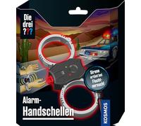 Die DREI Kosmos 632625 - Esposas de Alarma para niños a Partir de 8 años en 3 Niveles de tamaño, Dispositivo de Detective para Tres Seguidores de interrogación