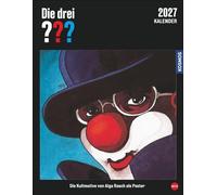 Die drei ??? Posterkalender 2027: Großer Wandkalender für alle Fans: die kultigen Cover-Illustrationen von Aiga Rasch zur beliebten Buchserie. Nostalgie pur für kleine und große Detektive