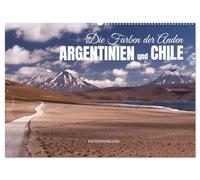 Die Farben der Anden - Argentinien und Chile (Wandkalender 2026 DIN A2 quer), CALVENDO Monatskalender: Eine Palette von Farben