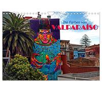 Die Farben von Valparaíso (Wandkalender 2026 DIN A4 quer), CALVENDO Monatskalender: Die Farben und Wandmalereien von Valparaíso