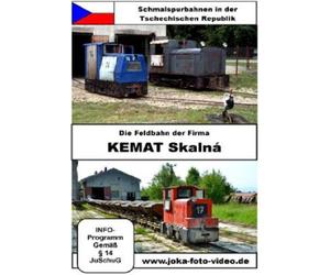 Die Feldbahn der Firma KEMAT Skalna - Schmalspurbahnen in der Tschechischen Republik [Alemania] [DVD]